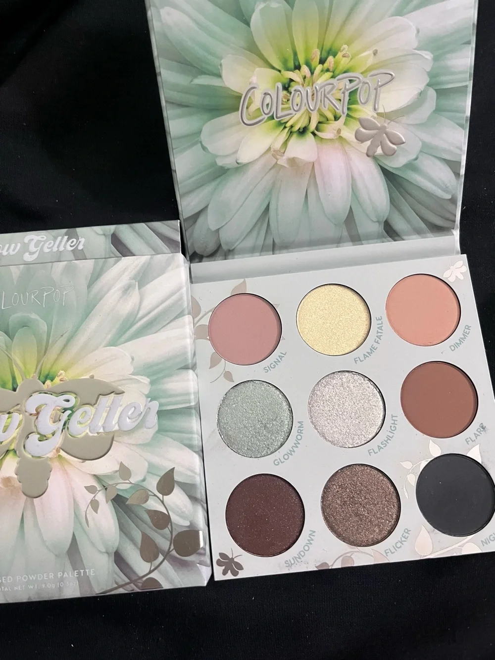 ColourPop Glow Getter Highlighter Palette - Mint & White Floral